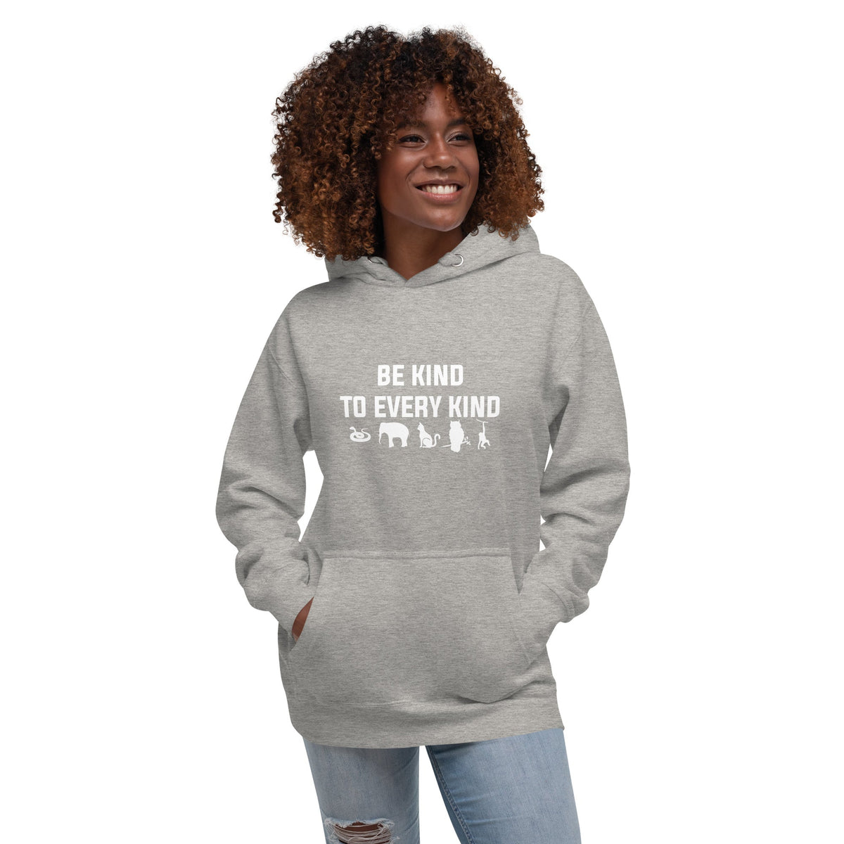 Be kind to every kind Unisex Premium Hoodie-Premium Unisex Hoodie-I love Veterinary