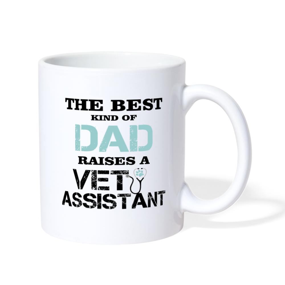 Best dad raises a vet assistant Coffee or Tea Mug-Coffee/Tea Mug | BestSub B101AA-I love Veterinary