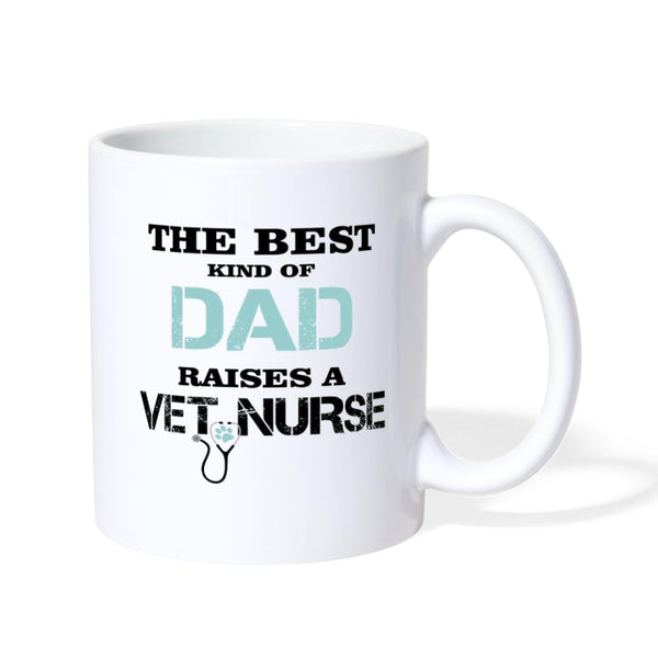 Best dad raises Vet Nurse Coffee or Tea Mug-Coffee/Tea Mug | BestSub B101AA-I love Veterinary