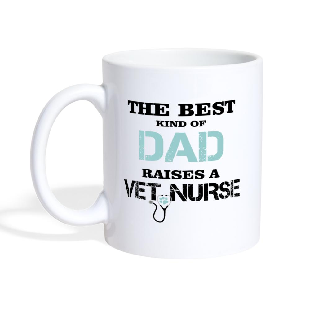 Best dad raises Vet Nurse Coffee or Tea Mug-Coffee/Tea Mug | BestSub B101AA-I love Veterinary