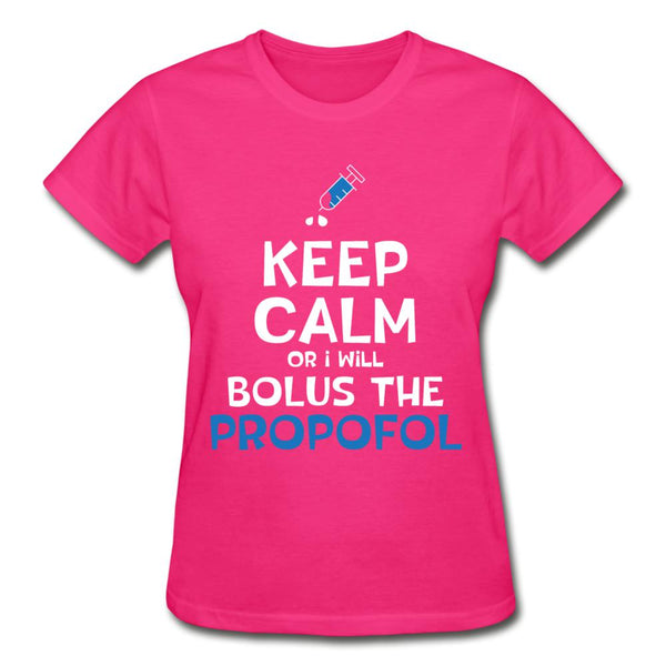 Bolus the propofol Gildan Ultra Cotton Ladies T-Shirt-Ultra Cotton Ladies T-Shirt | Gildan G200L-I love Veterinary