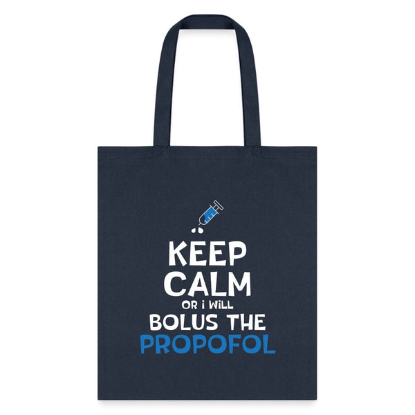 Bolus the Propofol Tote Bag-Tote Bag | Q-Tees Q800-I love Veterinary