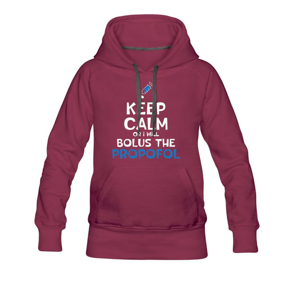 Bolus the propofol Women’s Premium Hoodie-Women’s Premium Hoodie | Spreadshirt 444-I love Veterinary