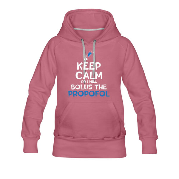 Bolus the propofol Women’s Premium Hoodie-Women’s Premium Hoodie | Spreadshirt 444-I love Veterinary