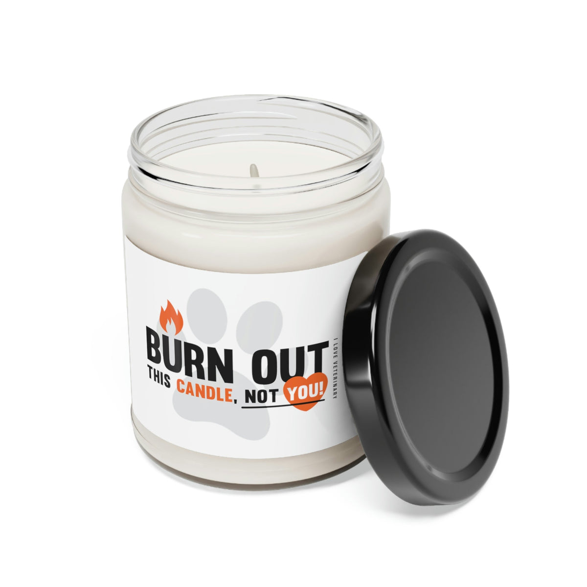 Burn out design - Scented Soy Candle-Candles-I love Veterinary