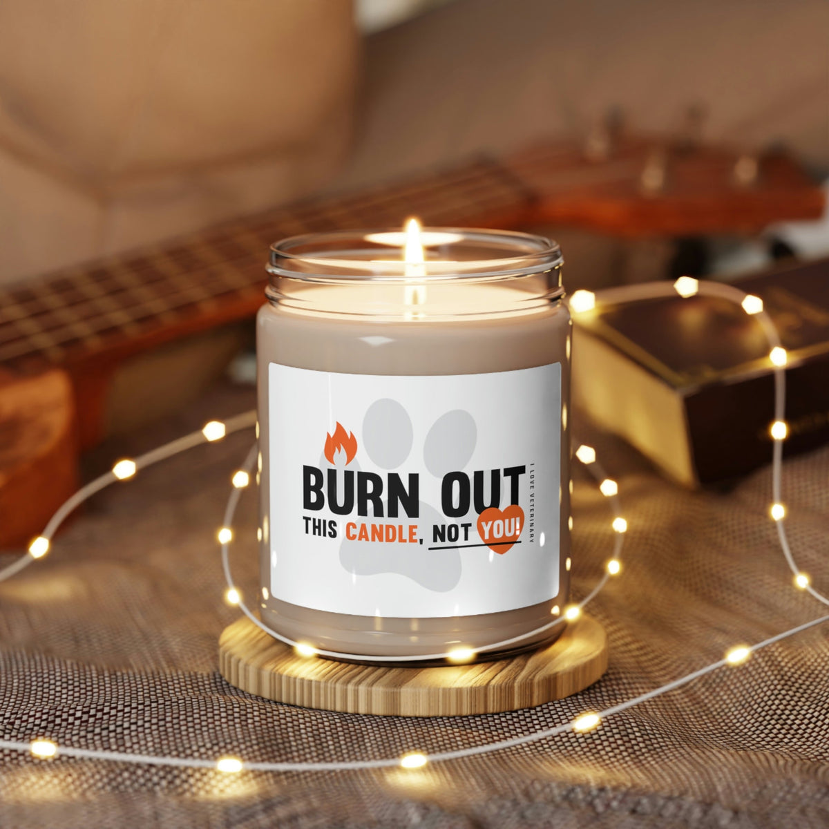 Burn out design - Scented Soy Candle-Candles-I love Veterinary