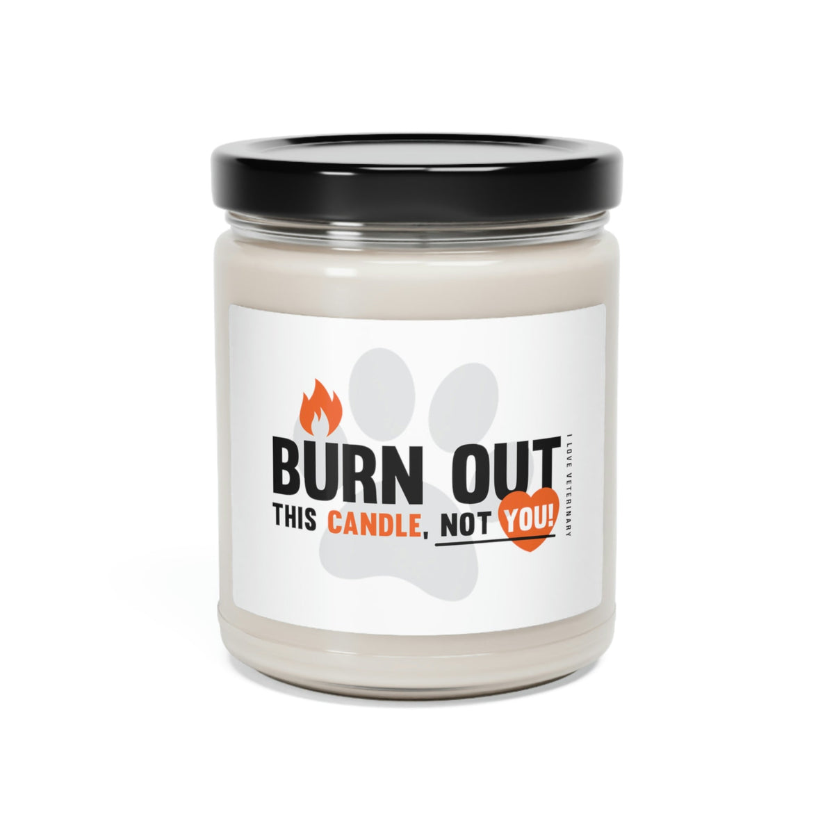 Burn out design - Scented Soy Candle-Candles-I love Veterinary