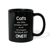 Cat Lover - Cats are like potato chips Full Color Mug-Full Color Mug | BestSub B11Q-I love Veterinary