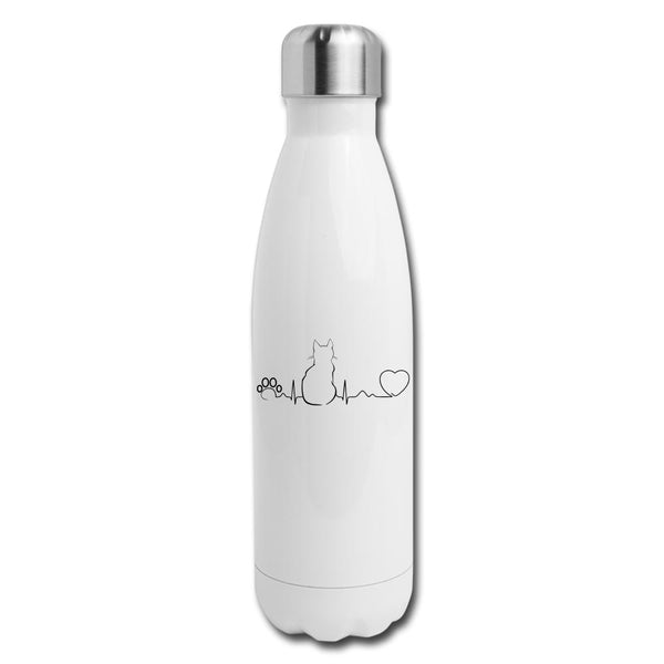 Cat Pulse Insulated Stainless Steel Water Bottle-Insulated Stainless Steel Water Bottle | DyeTrans-I love Veterinary