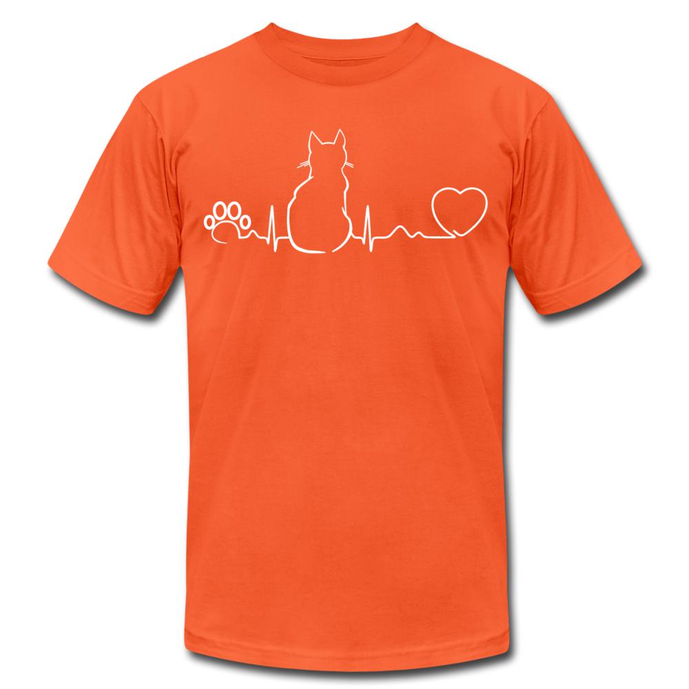 Cat Pulse Unisex Jersey T-Shirt by Bella + Canvas-Unisex T-Shirt | Bella + Canvas 3001-I love Veterinary