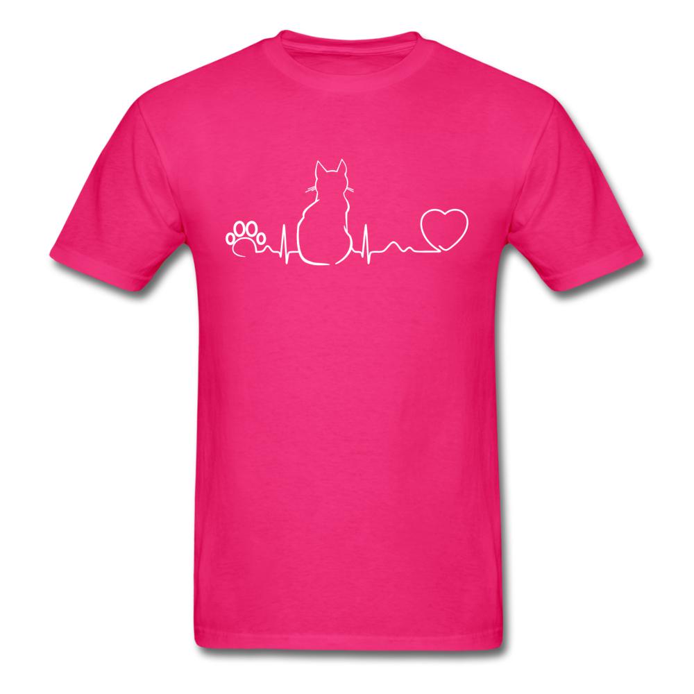 Cat Pulse Unisex T-shirt-Unisex Classic T-Shirt | Fruit of the Loom 3930-I love Veterinary