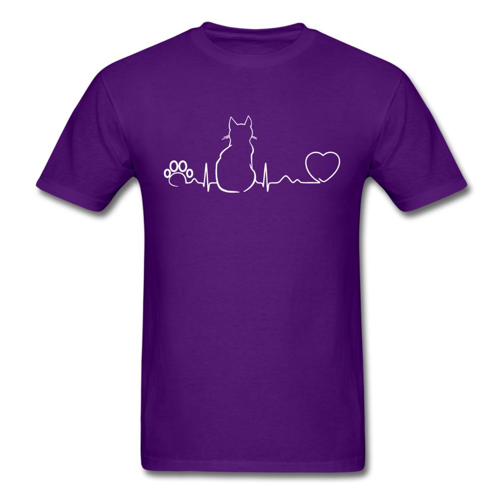 Cat Pulse Unisex T-shirt-Unisex Classic T-Shirt | Fruit of the Loom 3930-I love Veterinary