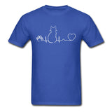 Cat Pulse Unisex T-shirt-Unisex Classic T-Shirt | Fruit of the Loom 3930-I love Veterinary