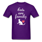 Cats are family Unisex T-shirt-Unisex Classic T-Shirt | Fruit of the Loom 3930-I love Veterinary
