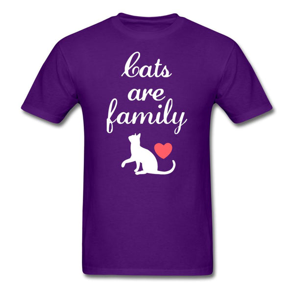Cats are family Unisex T-shirt-Unisex Classic T-Shirt | Fruit of the Loom 3930-I love Veterinary
