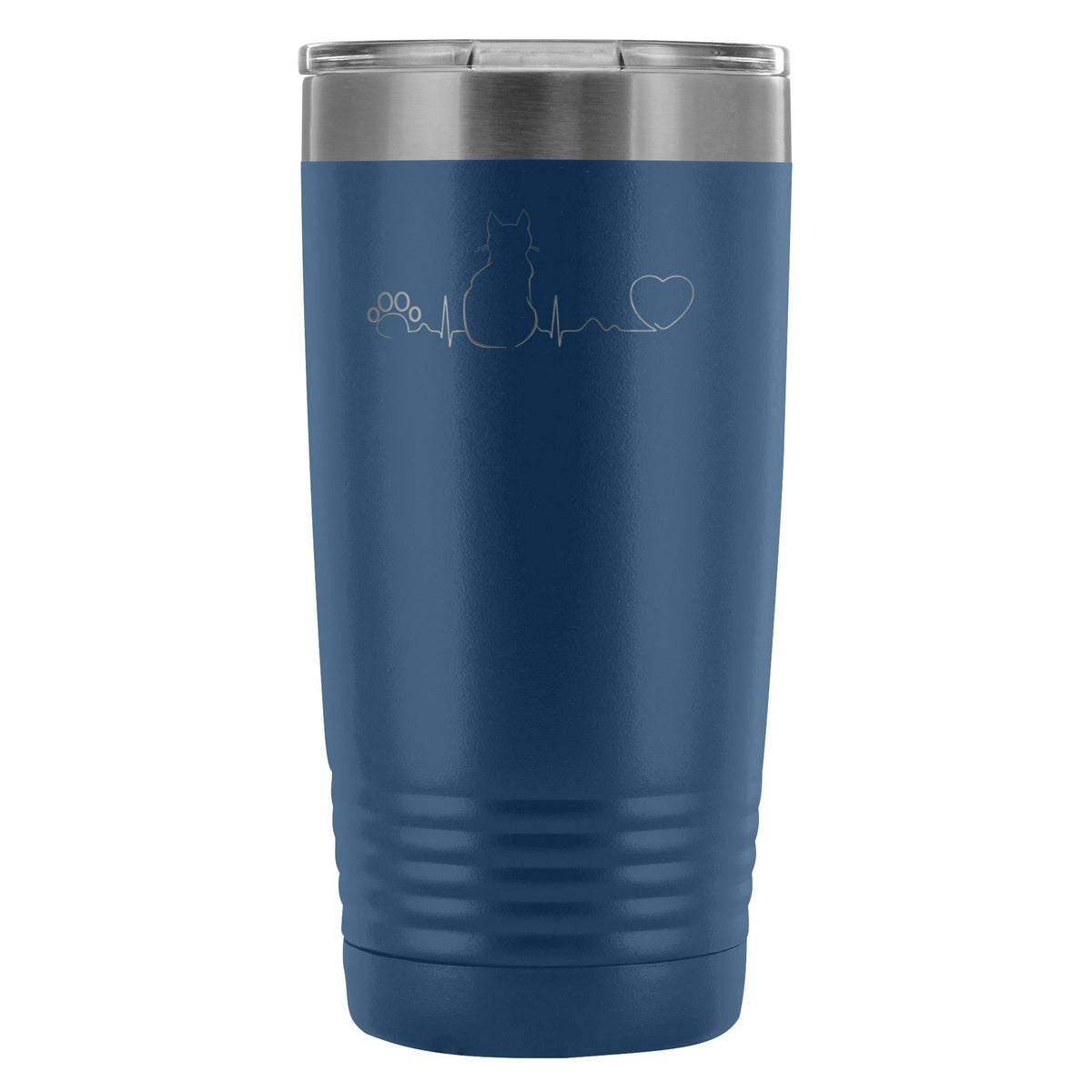 Cats- Cat Pulse 20oz Vacuum Tumbler-Tumblers-I love Veterinary