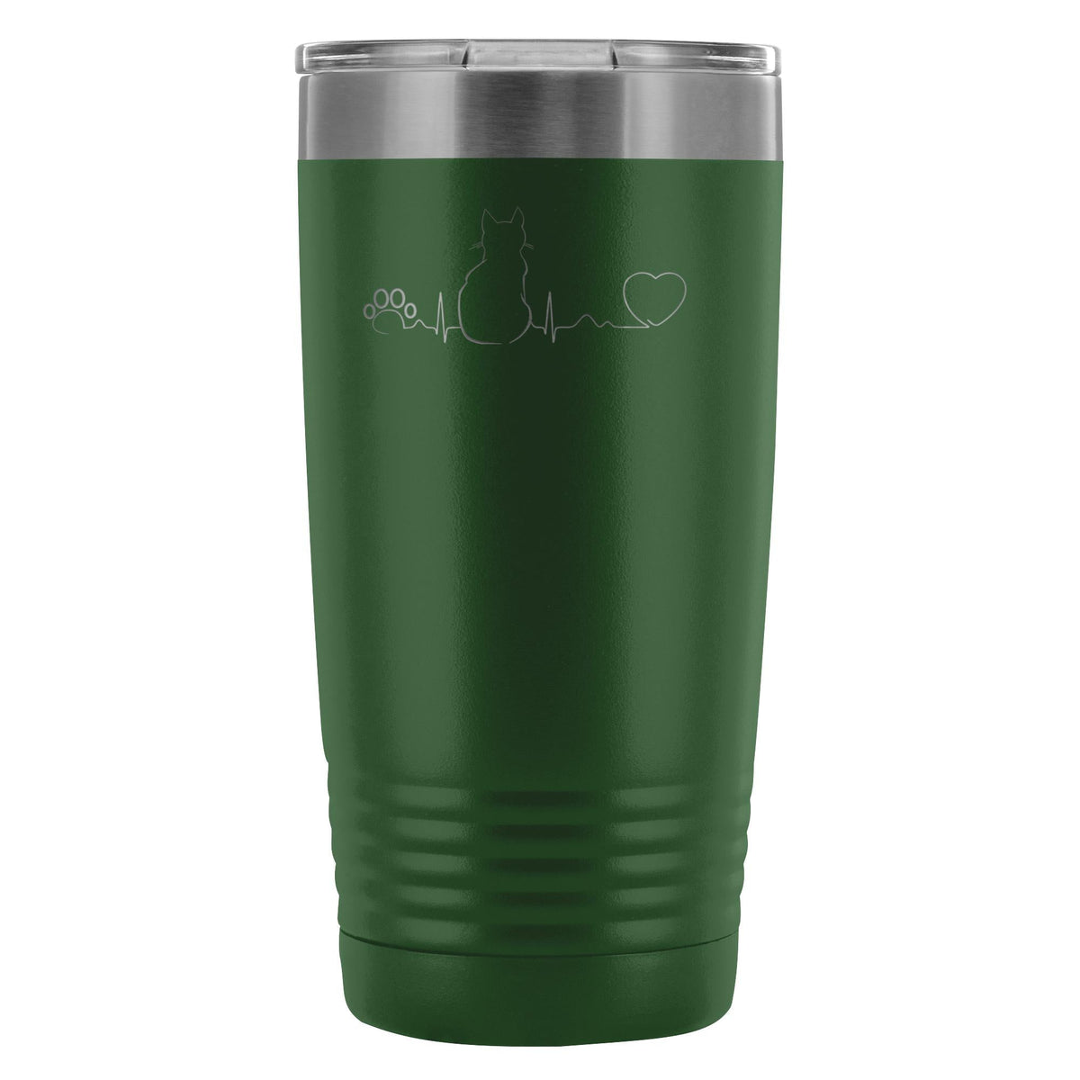 Cats- Cat Pulse 20oz Vacuum Tumbler-Tumblers-I love Veterinary
