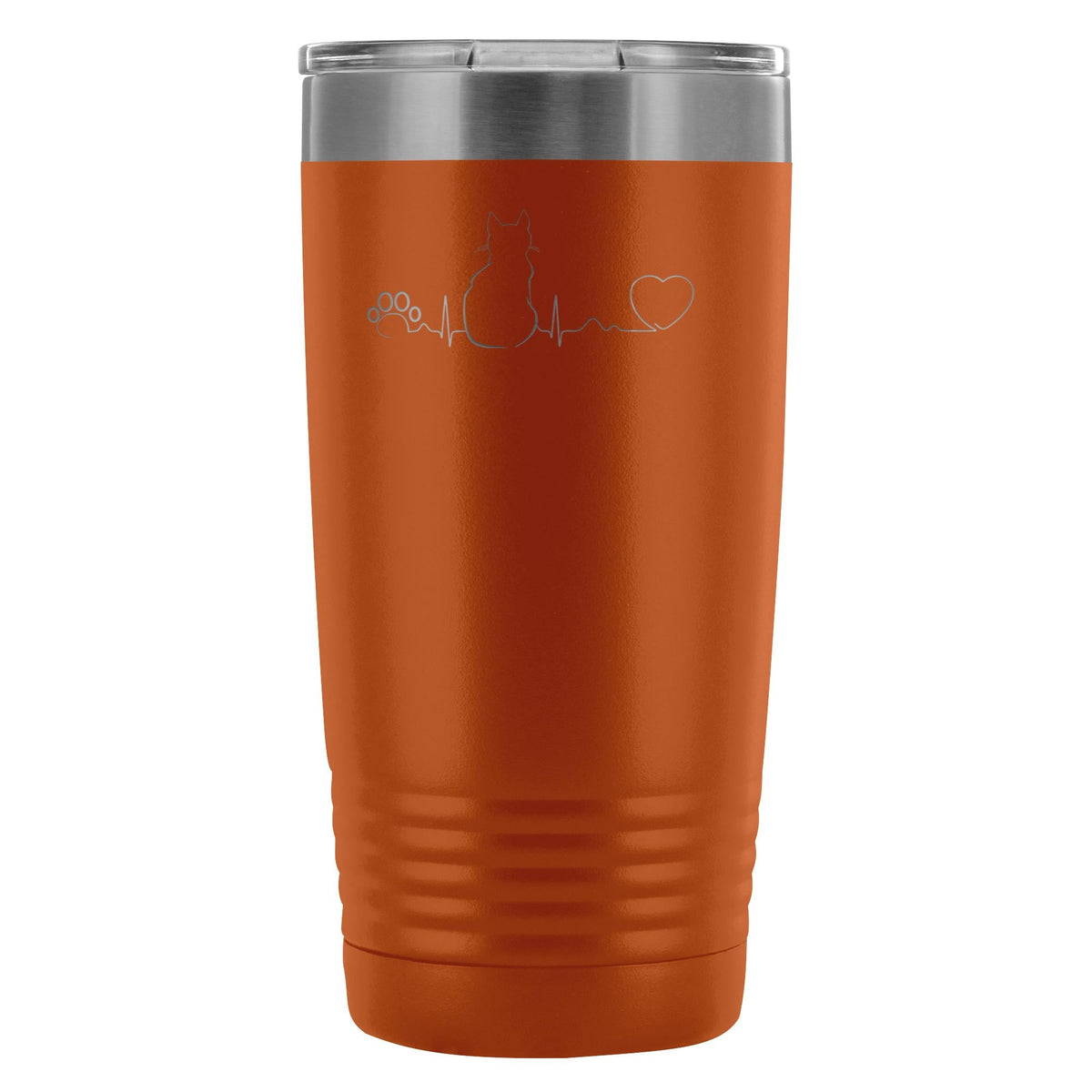 Cats- Cat Pulse 20oz Vacuum Tumbler-Tumblers-I love Veterinary