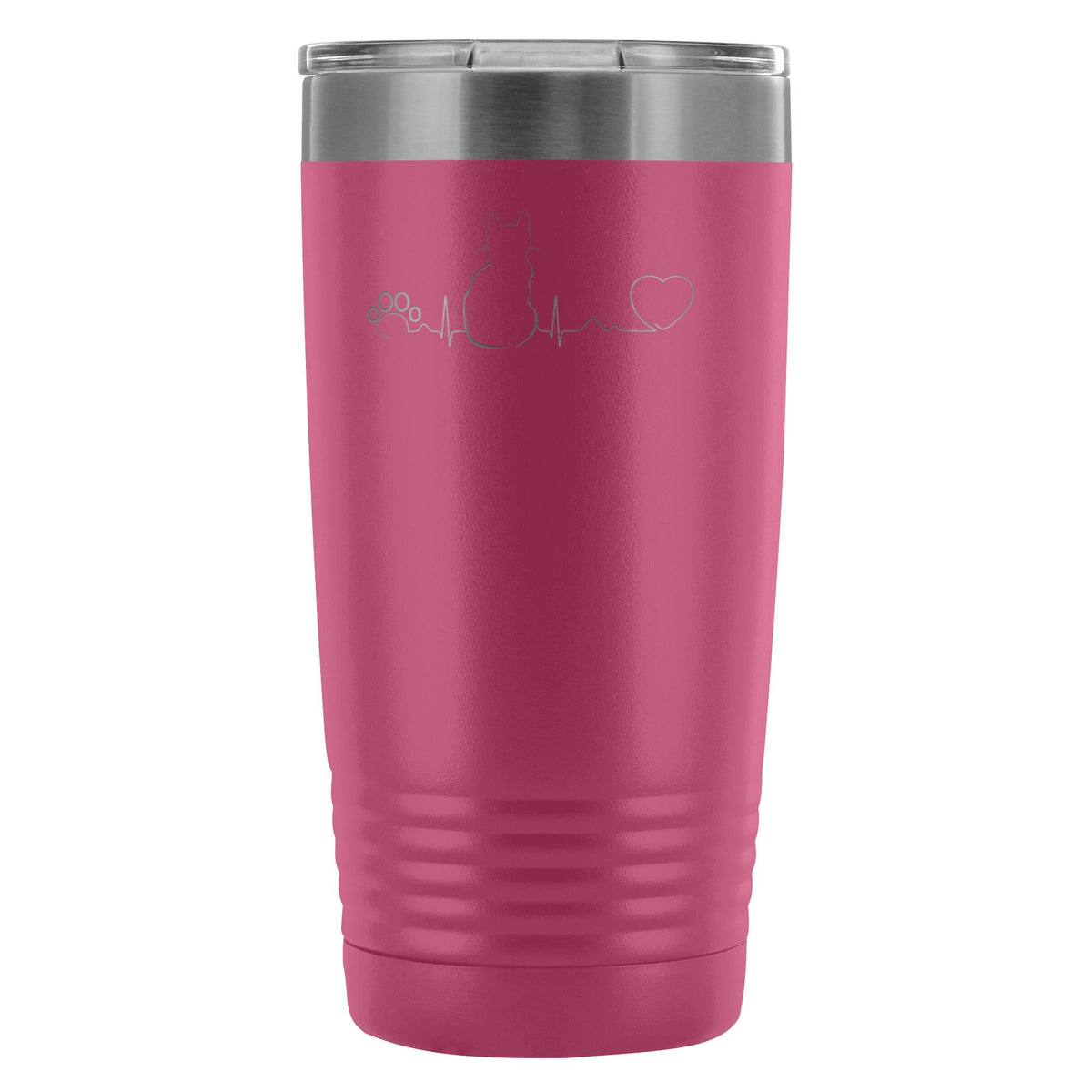 Cats- Cat Pulse 20oz Vacuum Tumbler-Tumblers-I love Veterinary