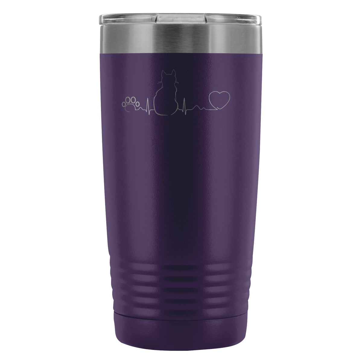 Cats- Cat Pulse 20oz Vacuum Tumbler-Tumblers-I love Veterinary