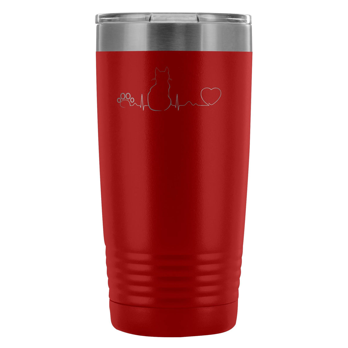 Cats- Cat Pulse 20oz Vacuum Tumbler-Tumblers-I love Veterinary
