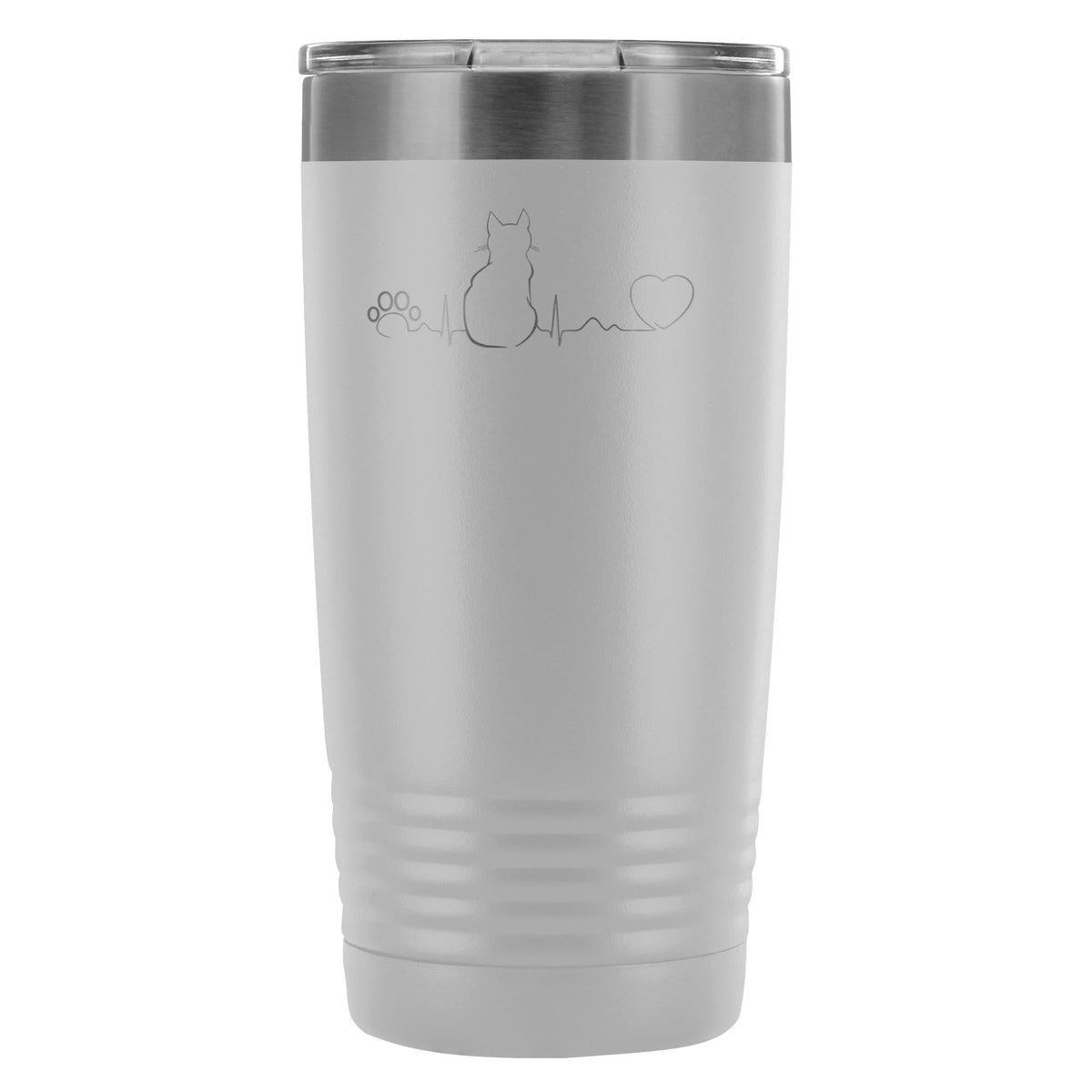 Cats- Cat Pulse 20oz Vacuum Tumbler-Tumblers-I love Veterinary