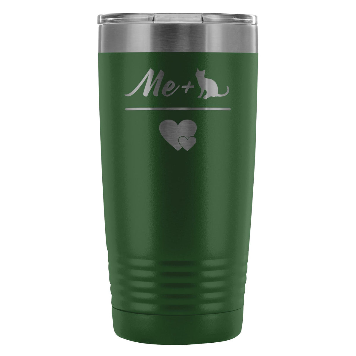 Cats- Me + Cat 20oz Vacuum Tumbler-Tumblers-I love Veterinary