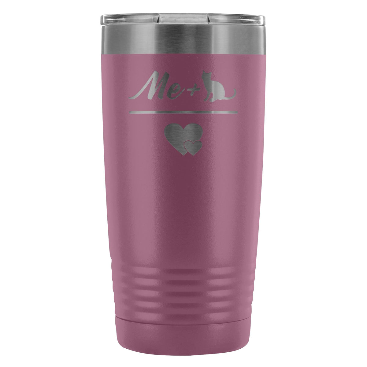 Cats- Me + Cat 20oz Vacuum Tumbler-Tumblers-I love Veterinary