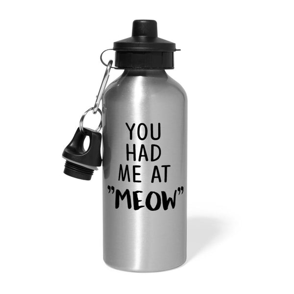Cats - You had me at "meow" 20oz Water Bottle-Water Bottle | BestSub BLH1-2-I love Veterinary