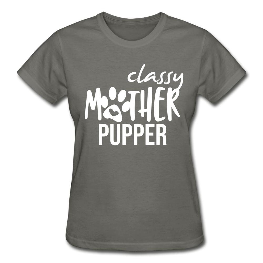 Classy mother pupper Gildan Ultra Cotton Ladies T-Shirt-Ultra Cotton Ladies T-Shirt | Gildan G200L-I love Veterinary