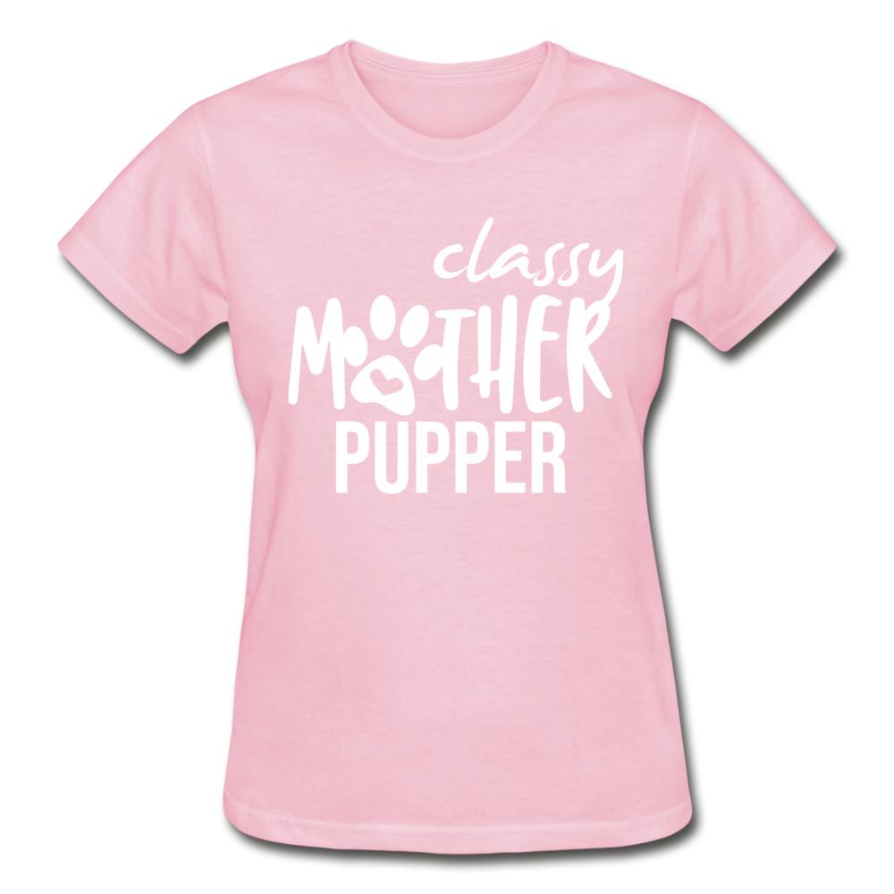 Classy mother pupper Gildan Ultra Cotton Ladies T-Shirt-Ultra Cotton Ladies T-Shirt | Gildan G200L-I love Veterinary