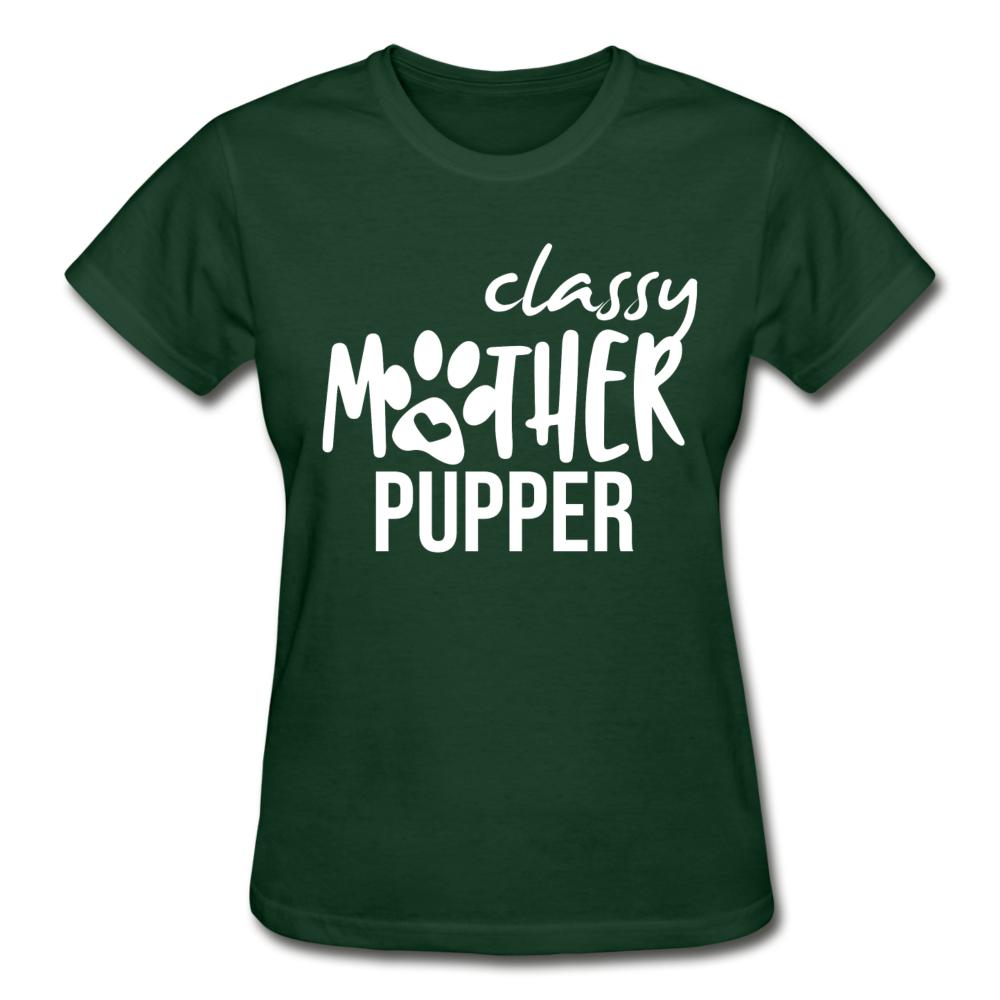 Classy mother pupper Gildan Ultra Cotton Ladies T-Shirt-Ultra Cotton Ladies T-Shirt | Gildan G200L-I love Veterinary