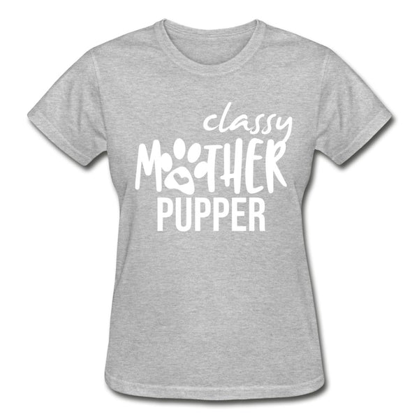 Classy mother pupper Gildan Ultra Cotton Ladies T-Shirt-Ultra Cotton Ladies T-Shirt | Gildan G200L-I love Veterinary