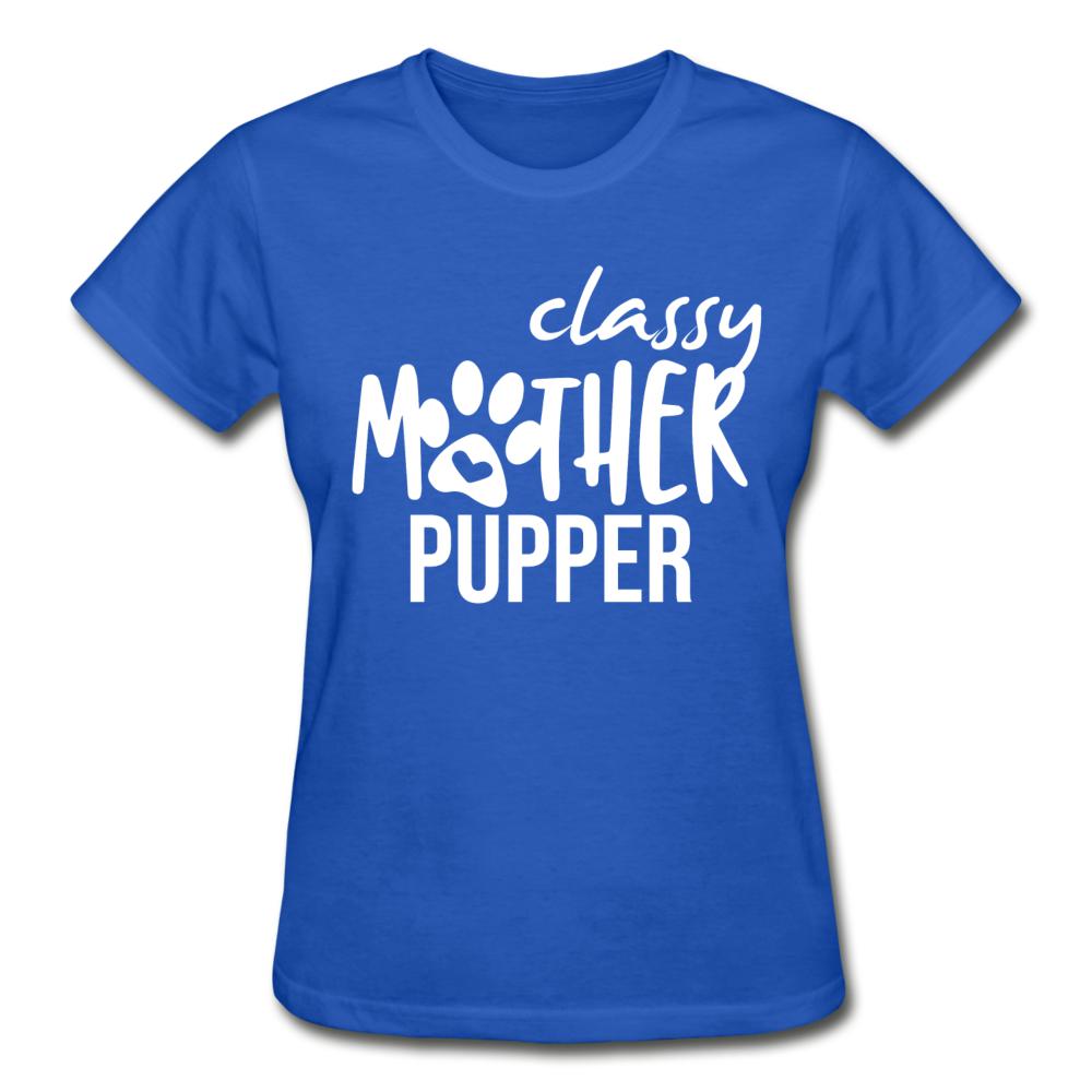 Classy mother pupper Gildan Ultra Cotton Ladies T-Shirt-Ultra Cotton Ladies T-Shirt | Gildan G200L-I love Veterinary