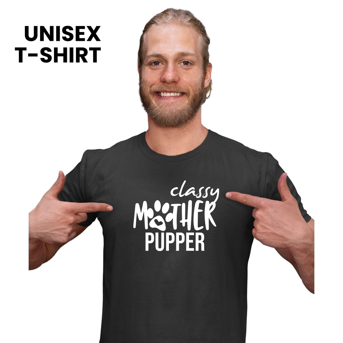 Classy mother pupper Unisex T-shirt-Unisex Classic T-Shirt | Fruit of the Loom 3930-I love Veterinary