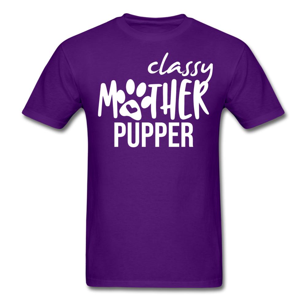 Classy mother pupper Unisex T-shirt-Unisex Classic T-Shirt | Fruit of the Loom 3930-I love Veterinary