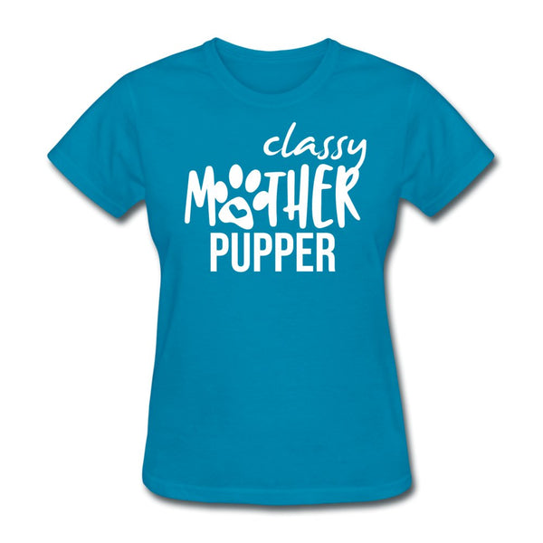 Classy mother pupper Women's T-Shirt-Women's T-Shirt | Fruit of the Loom L3930R-I love Veterinary