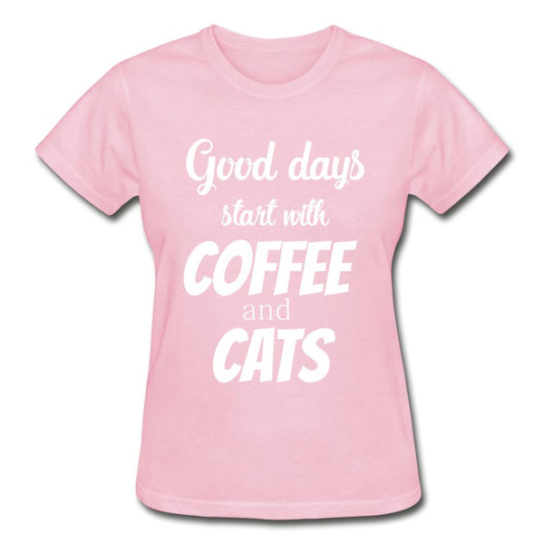 Coffee and cats Gildan Ultra Cotton Ladies T-Shirt-Ultra Cotton Ladies T-Shirt | Gildan G200L-I love Veterinary