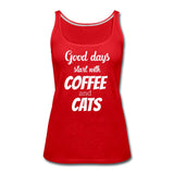 Coffee and cats Women's Tank Top-Women’s Premium Tank Top | Spreadshirt 917-I love Veterinary