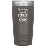 Coffee and cows 20oz-Tumblers-I love Veterinary