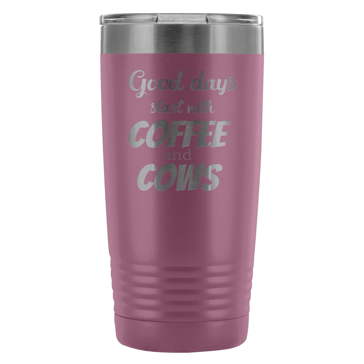 Coffee and cows 20oz Vacuum Tumbler-Tumblers-I love Veterinary