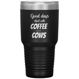 Coffee and cows 30oz-Tumblers-I love Veterinary