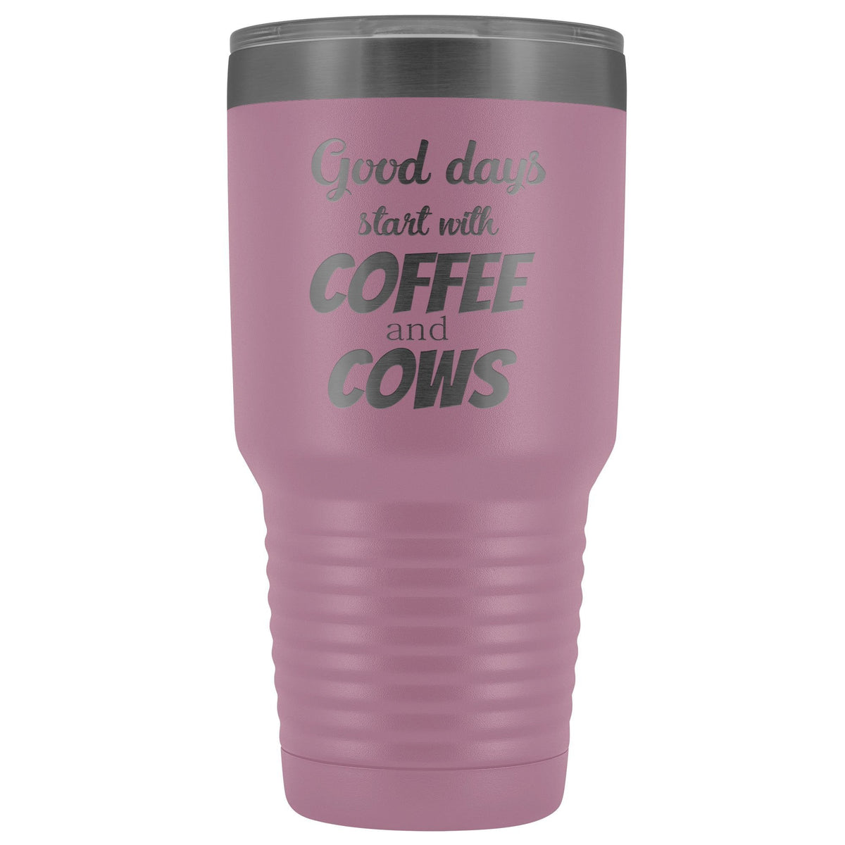 Coffee and cows 30oz Vacuum Tumbler-Tumblers-I love Veterinary