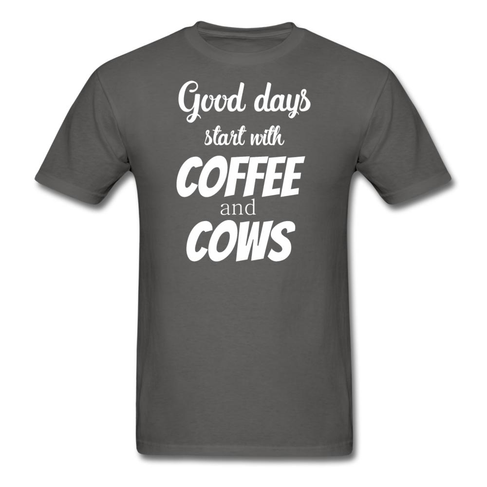 Coffee and cows Unisex T-shirt-Unisex Classic T-Shirt | Fruit of the Loom 3930-I love Veterinary