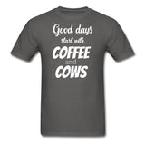 Coffee and cows Unisex T-shirt-Unisex Classic T-Shirt | Fruit of the Loom 3930-I love Veterinary