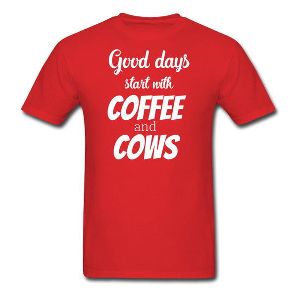 Coffee and cows Unisex T-shirt-Unisex Classic T-Shirt | Fruit of the Loom 3930-I love Veterinary