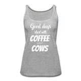 Coffee and cows Women's Tank Top-Women’s Premium Tank Top | Spreadshirt 917-I love Veterinary