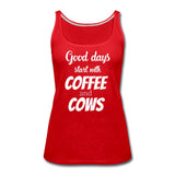 Coffee and cows Women's Tank Top-Women’s Premium Tank Top | Spreadshirt 917-I love Veterinary