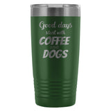 Coffee and dogs 20oz Vacuum Tumbler-Tumblers-I love Veterinary