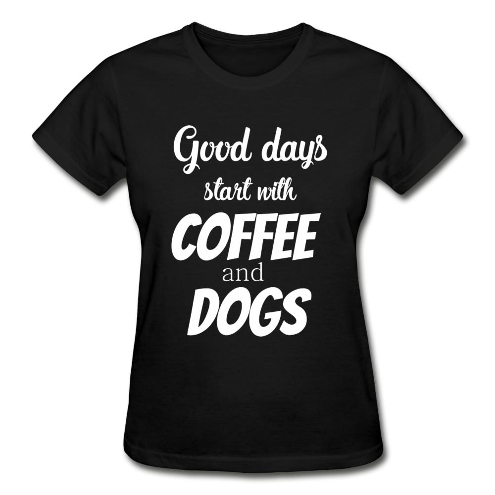 Coffee and dogs Gildan Ultra Cotton Ladies T-Shirt-Ultra Cotton Ladies T-Shirt | Gildan G200L-I love Veterinary